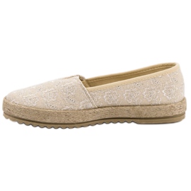 Beżowe Espadryle VICES beżowy 4