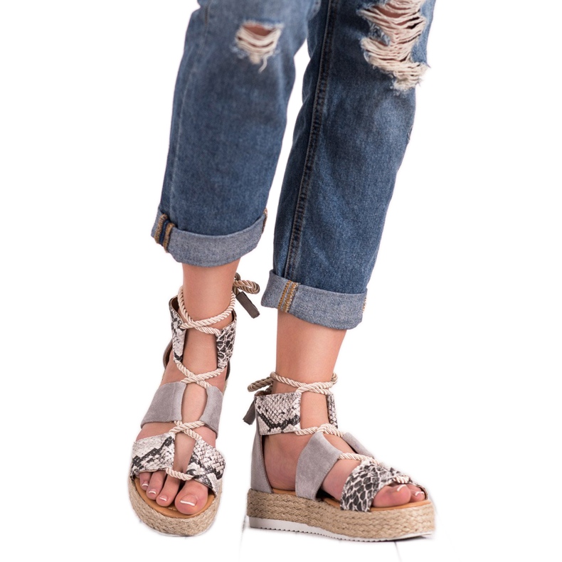 Seastar Szare Sandały 2