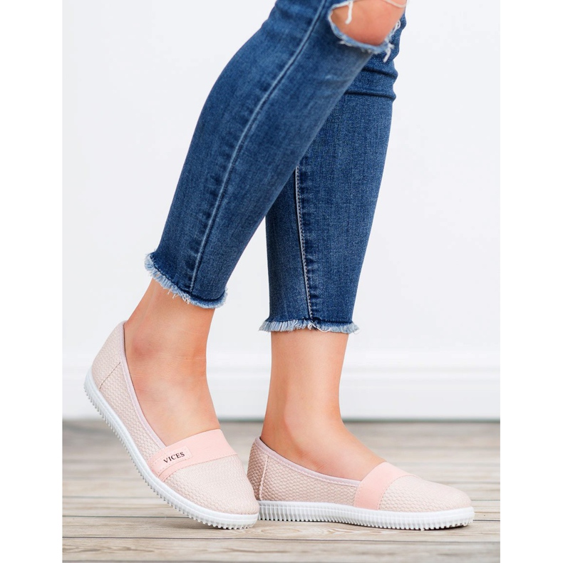 Różowe Slipony VICES 2