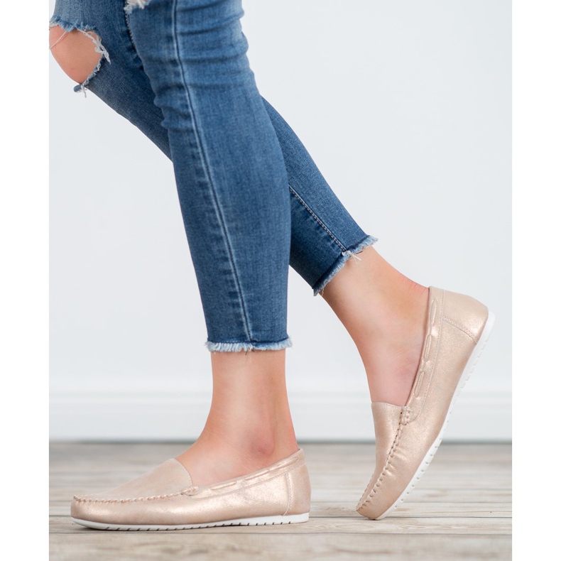 Goodin Wygodne Mokasyny żółte 2