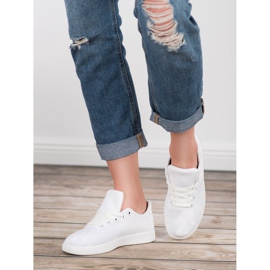 SDS Tekstylne Buty Sportowe białe 1