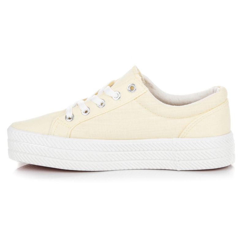 Kylie Trampki Na Platformie żółte 2