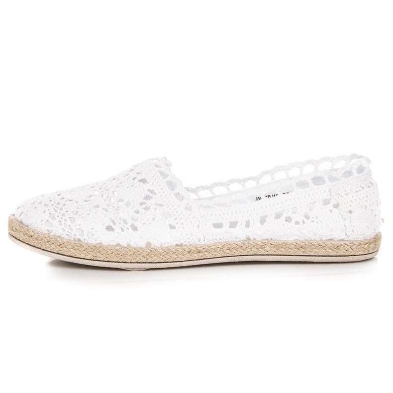 Seastar Białe Koronkowe Espadryle 2
