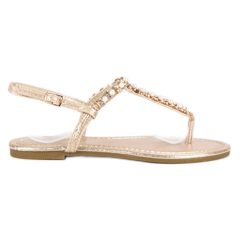 Comer Sandały Japonki żółte 1