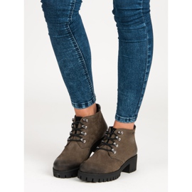 Casualowe Botki VINCEZA zielone 1