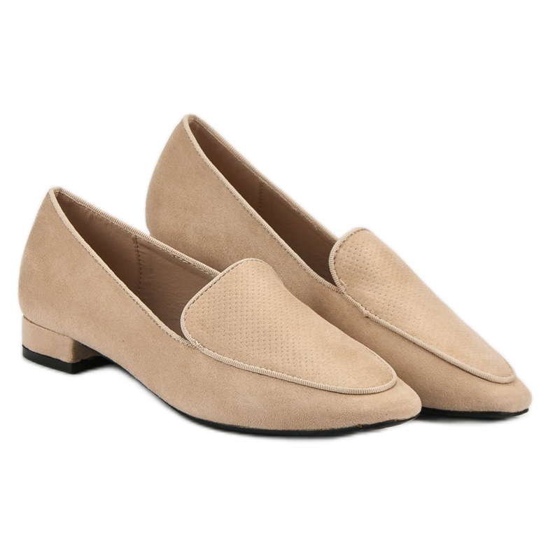 Small Swan Modne Lordsy brązowe 1