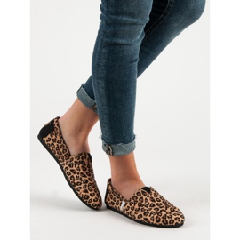 L. Day Slipony W Cętki brązowe 1