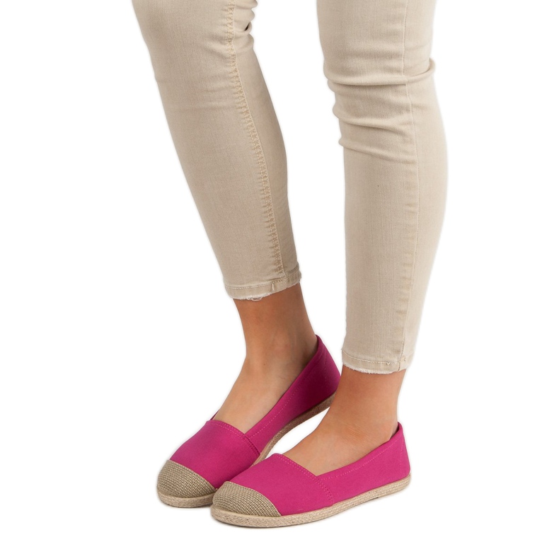 Modne Różowe Espadryle 1
