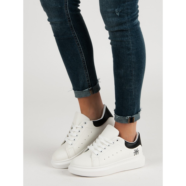 Kylie Modne Buty Sportowe białe 2