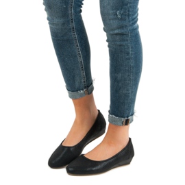 Vinceza Wygodne Baleriny czarne 1