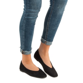 Seastar Czarne Zamszowe Baleriny 2