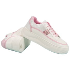 Białe Creepersy Z Brokatem 2