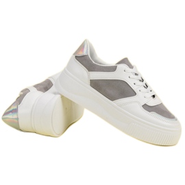 Seastar Modne Creepersy białe szare 1