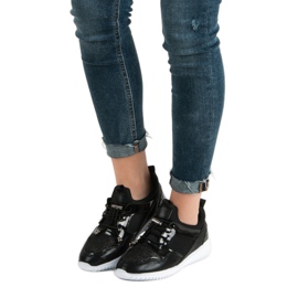 Buty Sportowe Ze Ściągaczem czarne 2