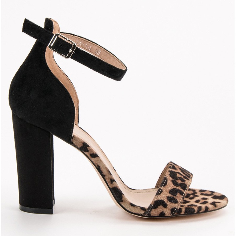 Erynn Sandałki Na Słupku brązowe 2