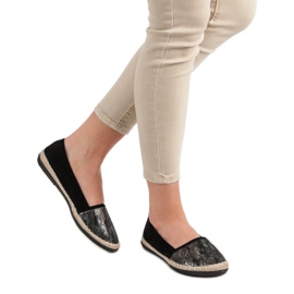 Lucky Shoes Czarne Wsuwane Obuwie 2