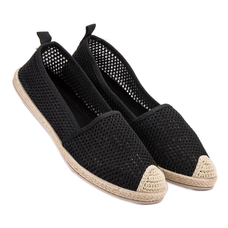 Seastar Czarne Tekstylne Espadryle 2