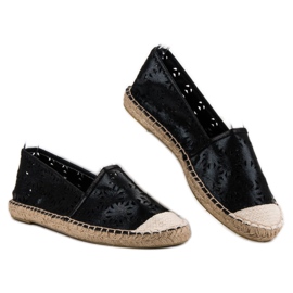 Cm Paris Tekstylne Espadryle czarne 2