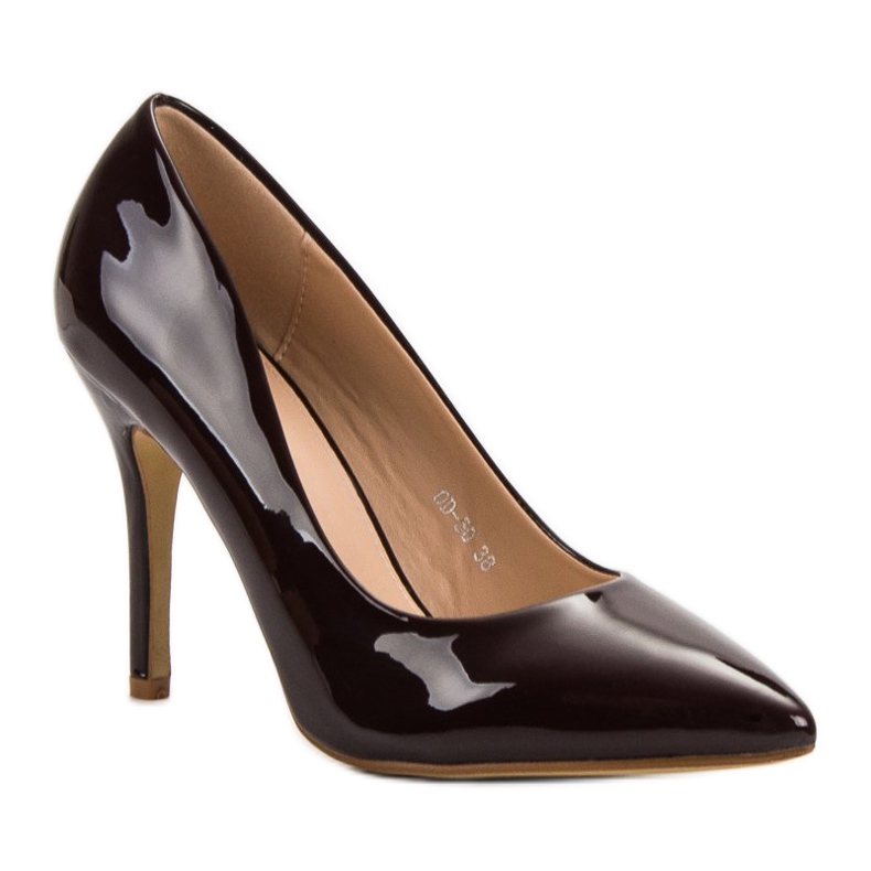 Lakierowane Szpilki wielokolorowe czerwone 1