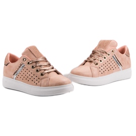 Modne Buty Sportowe różowe 1