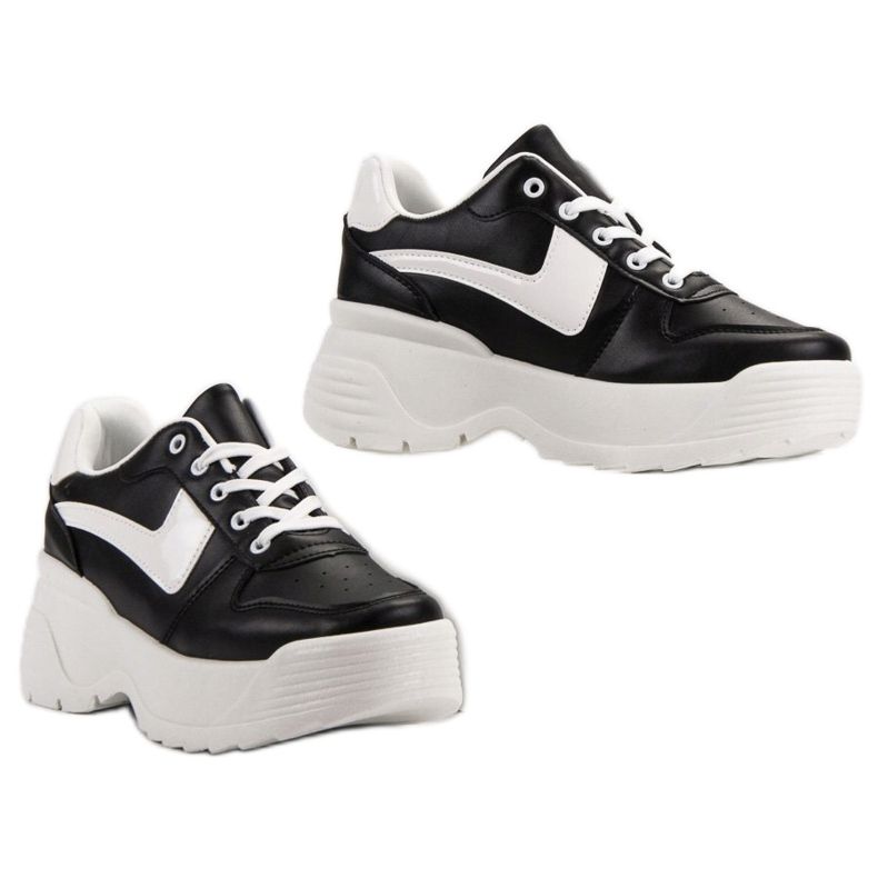 Kylie Sneakersy Na Platformie czarne 2