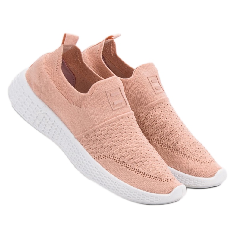 Weide Modne Tekstylne Obuwie różowe 2