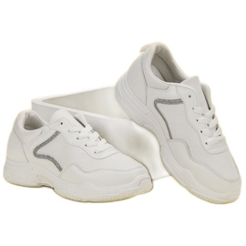 SHELOVET Modne Sneakersy białe 1