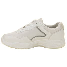 SHELOVET Modne Sneakersy białe 4