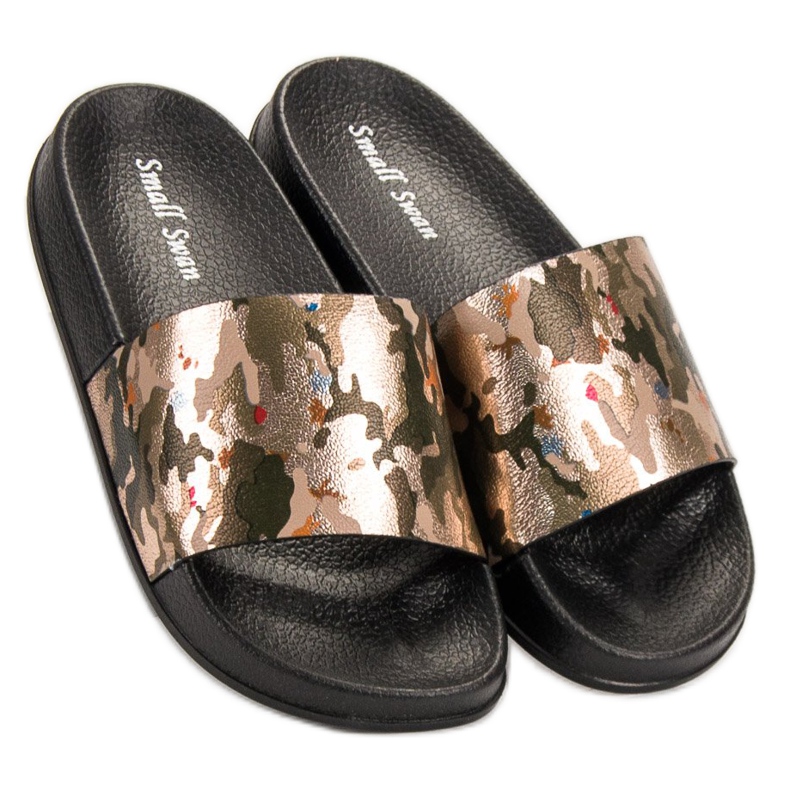 SHELOVET Klapki Moro żółte 2