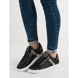 Modne Buty Sportowe czarne 1