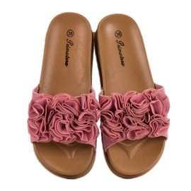 Primavera Różowe Klapki 1