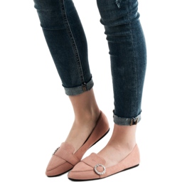 Ch. Creation Stylowe Mokasyny różowe 1