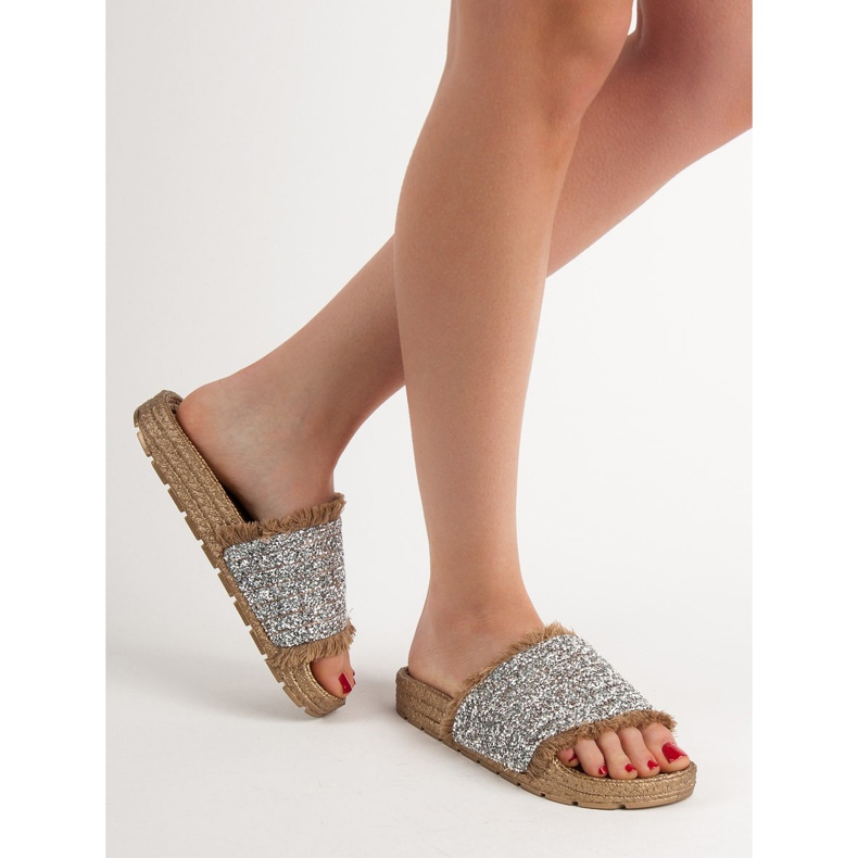 Wygodne Klapki VICES żółte 1