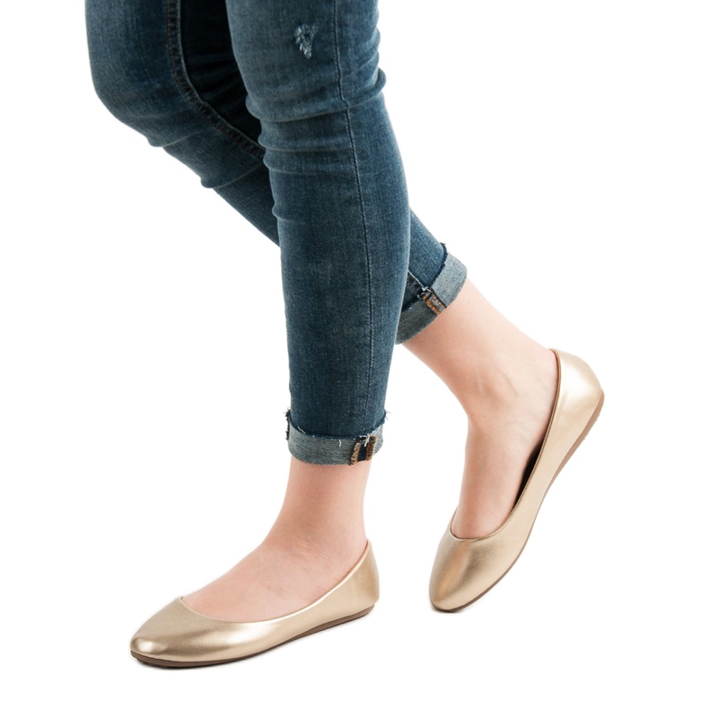 Renda Klasyczne Baleriny żółte 1