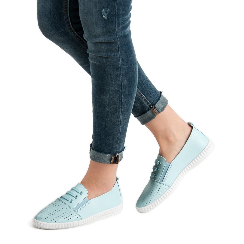 Super Mode Błękitne Tenisówki niebieskie 1