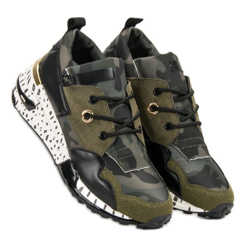 Modne Sneakersy VICES zielone 2