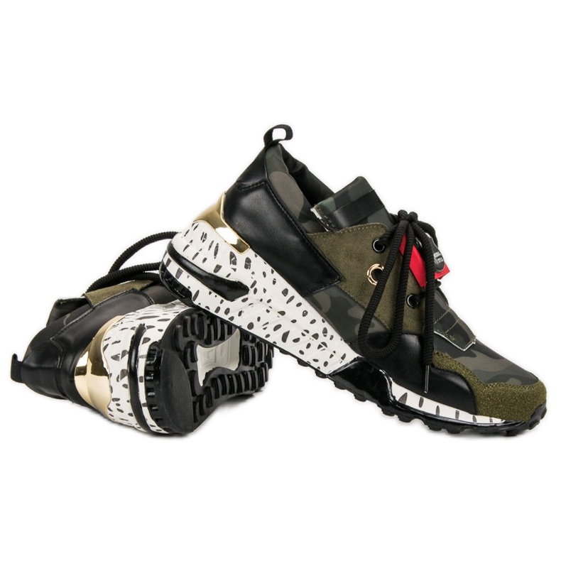 Modne Sneakersy VICES zielone 1