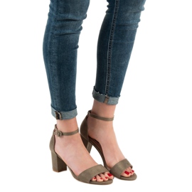 Stylowe Sandałki VICES zielone 2