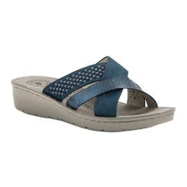 Evento Wygodne Niebieskie Klapki 1