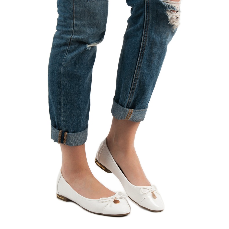 RTX WALK Baleriny Z Kokardką białe 1