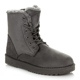 Seastar Zamszowe Traperki szare 1