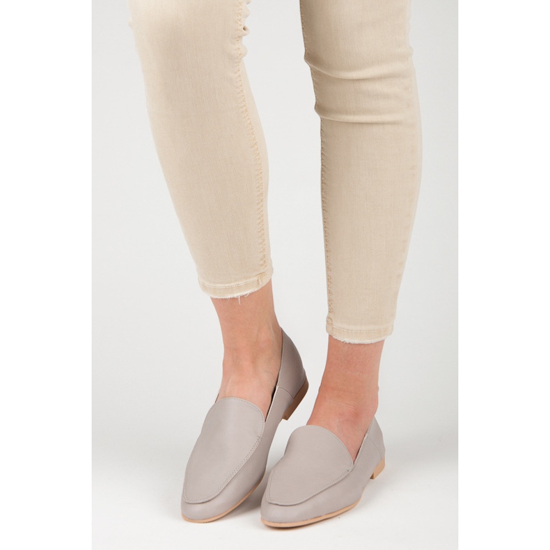 Klasyczne Mokasyny VICES szare 1