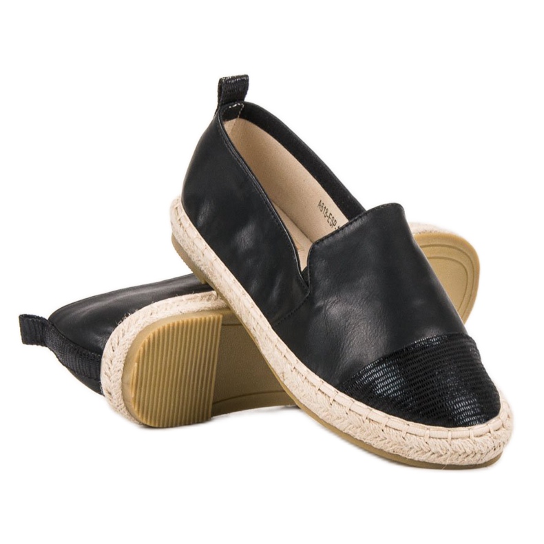 Bestelle Modne Espadryle czarne 2