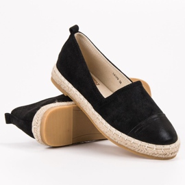 Forever Folie Zamszowe Espadryle czarne 2