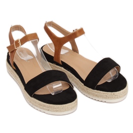 Sandałki espadryle czarne Y-8224 Black 2