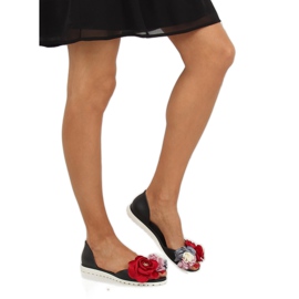 Baleriny meliski czarne W-13 Black 2