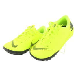 Buty piłkarskie Nike Mercurial VaporX 12 Academy Tf Jr AH7353-701 żółte 3