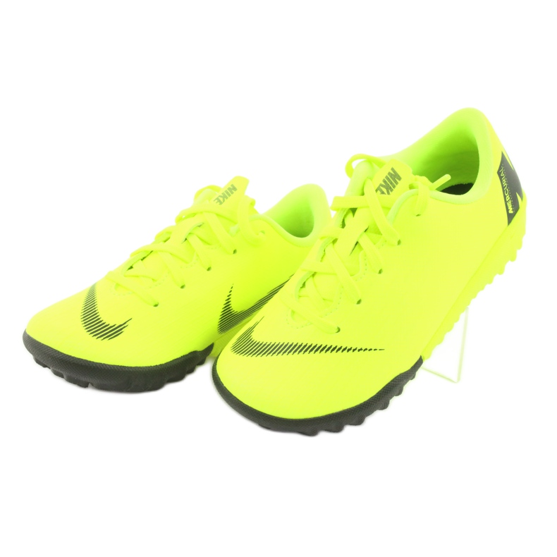 Buty piłkarskie Nike Mercurial VaporX 12 Academy Tf Jr AH7353-701 żółte 3
