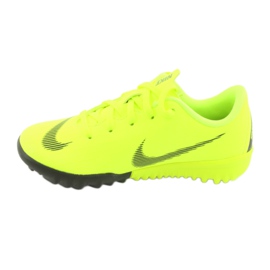 Buty piłkarskie Nike Mercurial VaporX 12 Academy Tf Jr AH7353-701 żółte 2