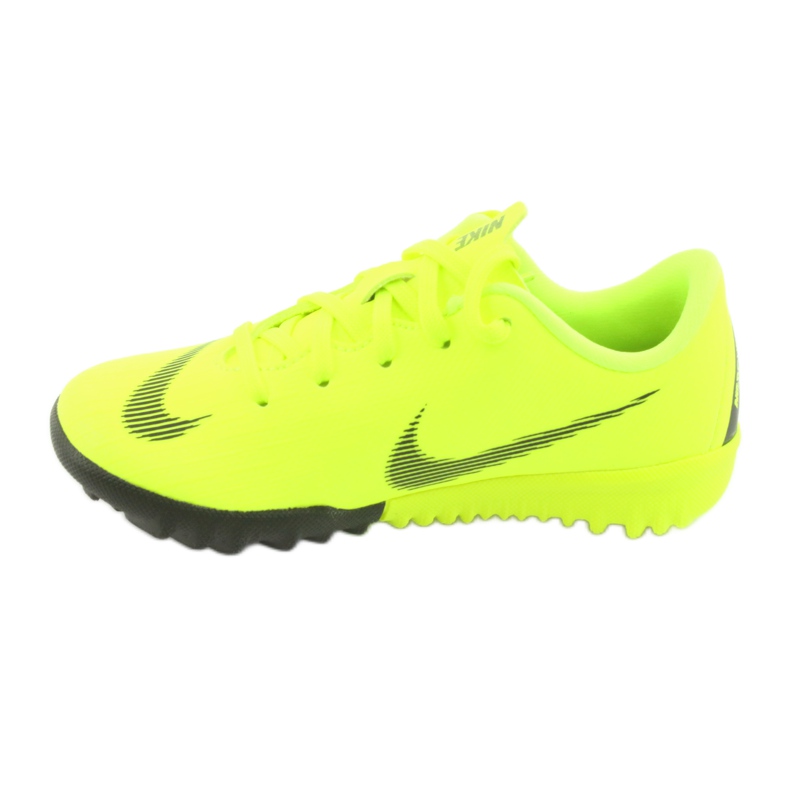 Buty piłkarskie Nike Mercurial VaporX 12 Academy Tf Jr AH7353-701 żółte 2